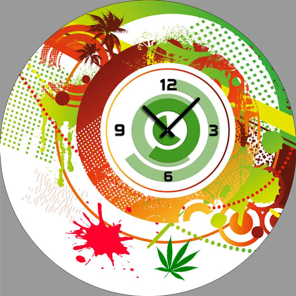5076 Dixtime Design Wall Clock - Horloge murale moderne de 50 cm