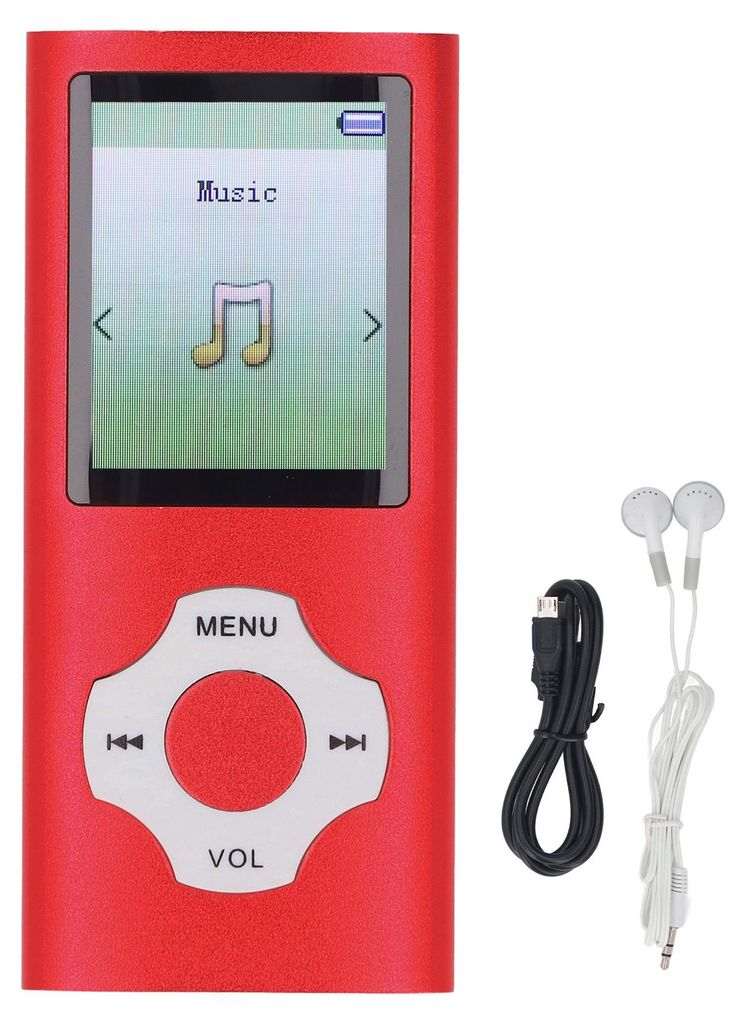 MP3-MP4-Player, HiFi-Sound, 1,8-Zoll-Farbbildschirm, 128 GB, erweiterbar, tragbar, Video, Musik mit elektronischem Buch, Sprachaufzeichnung