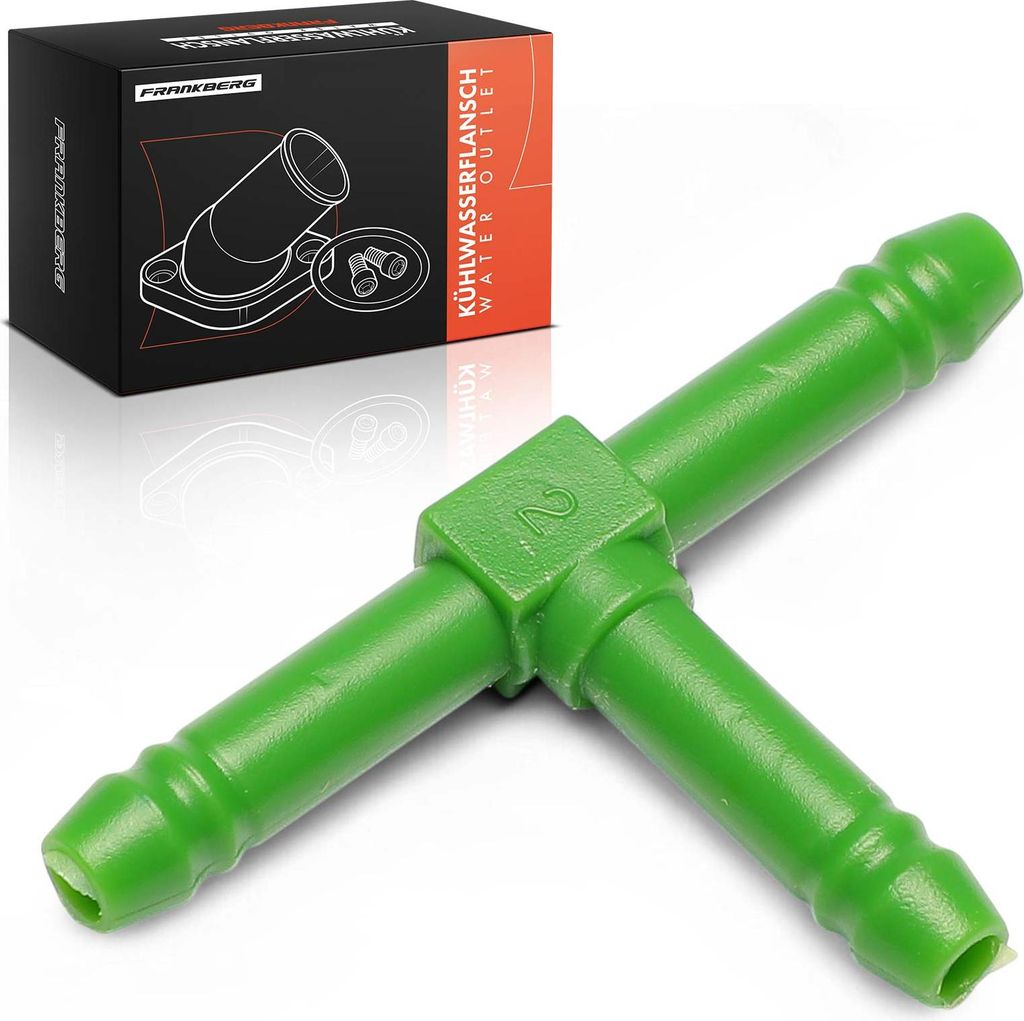 Frankberg 1x Kühlmittelflansch Wasserauslass für VW Cabrio 2.0L 3.2L 1998-2008