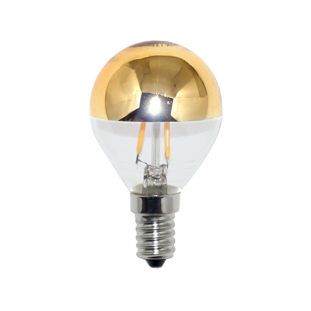 LED Filament Tropfen Glühbirne 2W = 25W E14 Kopfspiegel Produktbild 