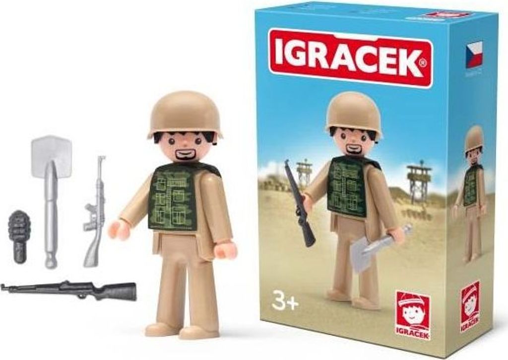 Igráček Voják - figurka s příslušenstvím - Obrázek produktu 