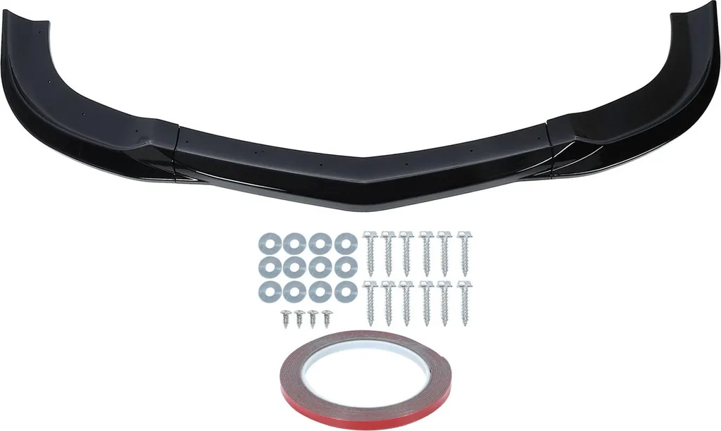 Spoiler Avant Mercedes W204 : Rénovation Sportive et Anti-Rayures Noire