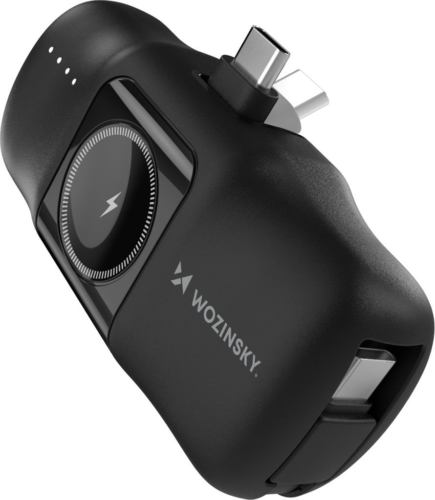 Wozinsky WF16-YCS, 5000 mAh, Kabelloses Aufladen, 15 W, Schwarz