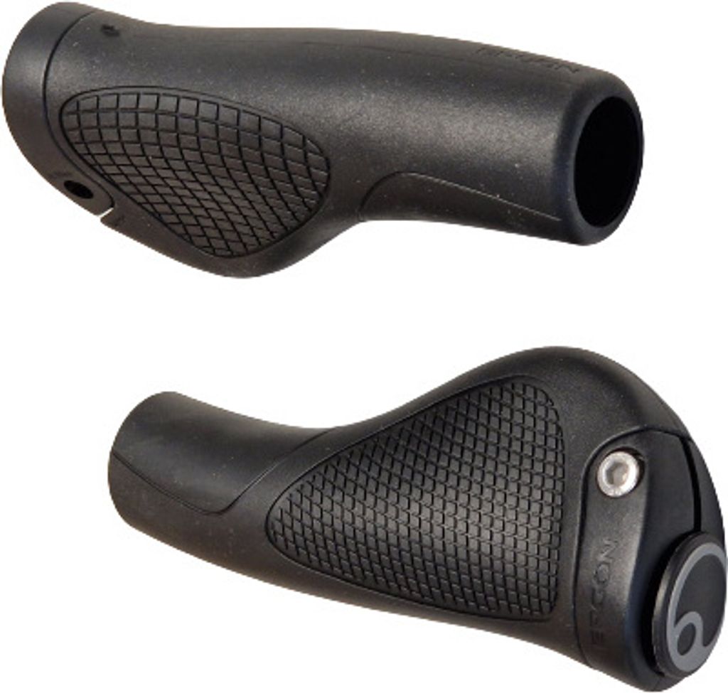 Gazelle Griff Set GP10 GP-1 ERGON 130 mm schwarz grau uem