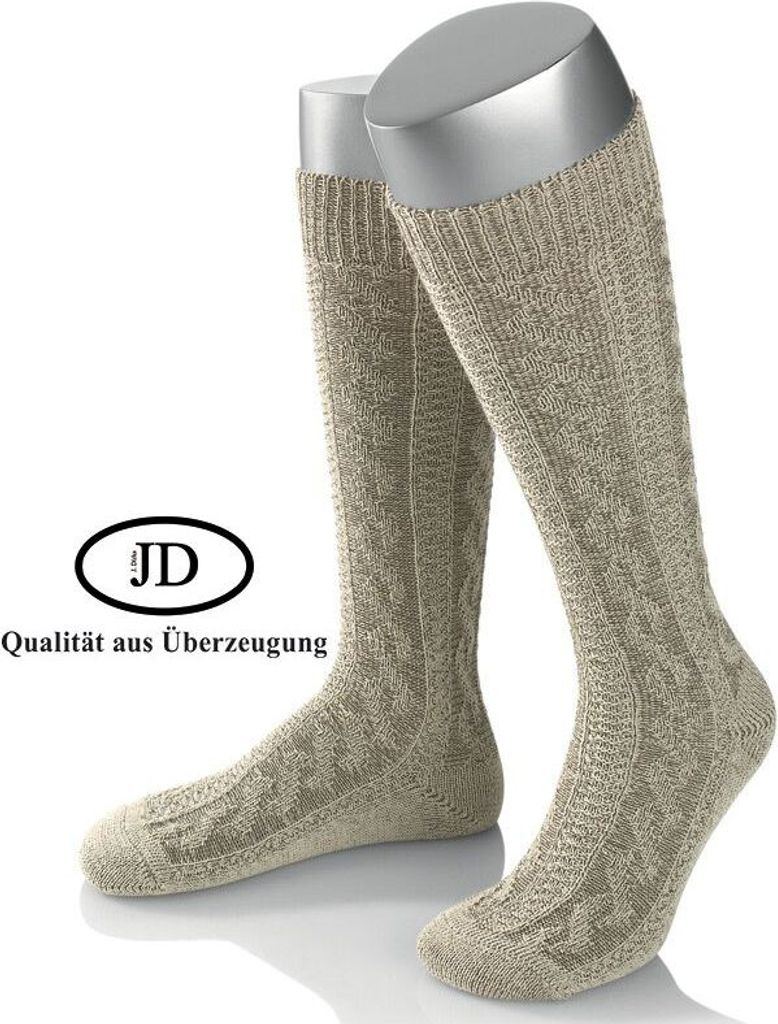 1 Paar Trachtensocken Kniestrümpfe Tracht Trachtenstrümpfe Produktbild 