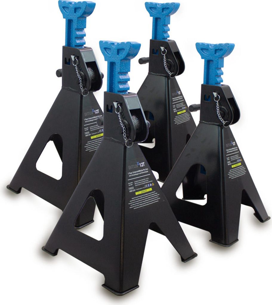 Bituxx 4x Unterstellbock Pro Line 12000 kg mit Schutzkappe Produktbild 