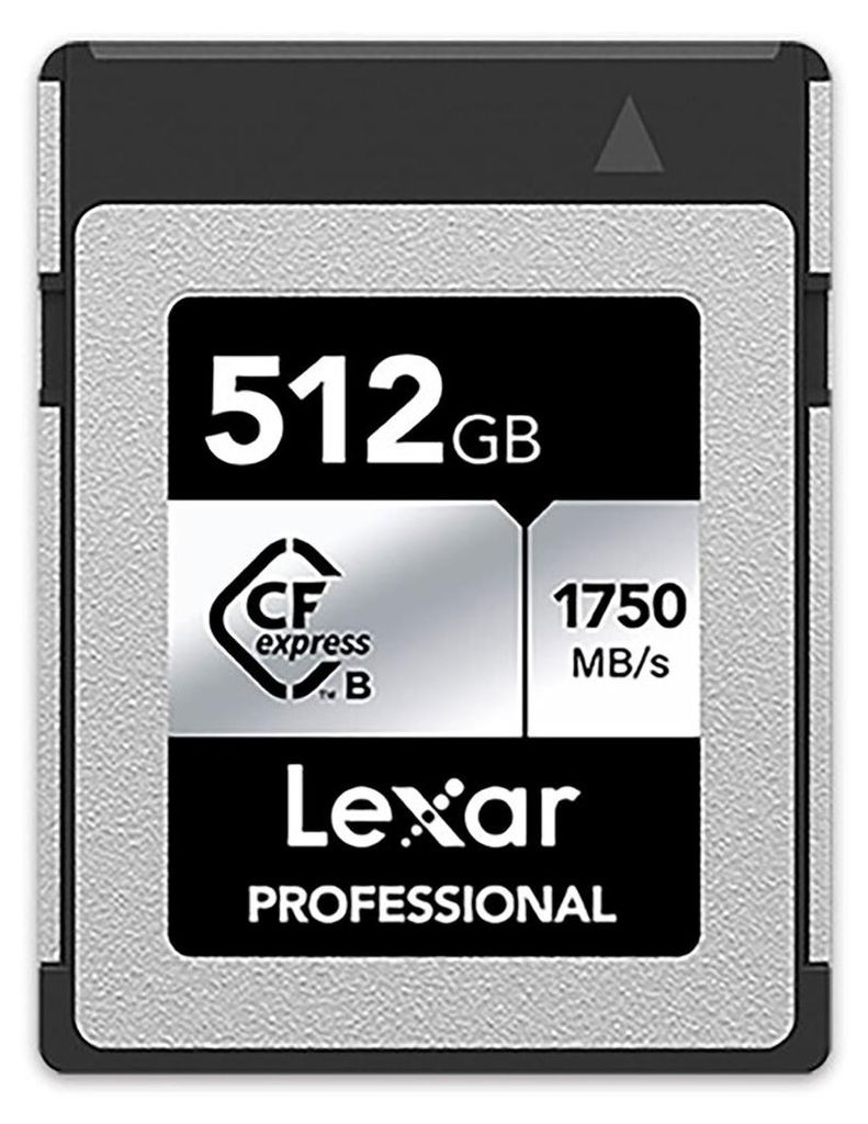 LEXAR Carte CFexpress PRO Type B Silver series 512Go Image du produit 