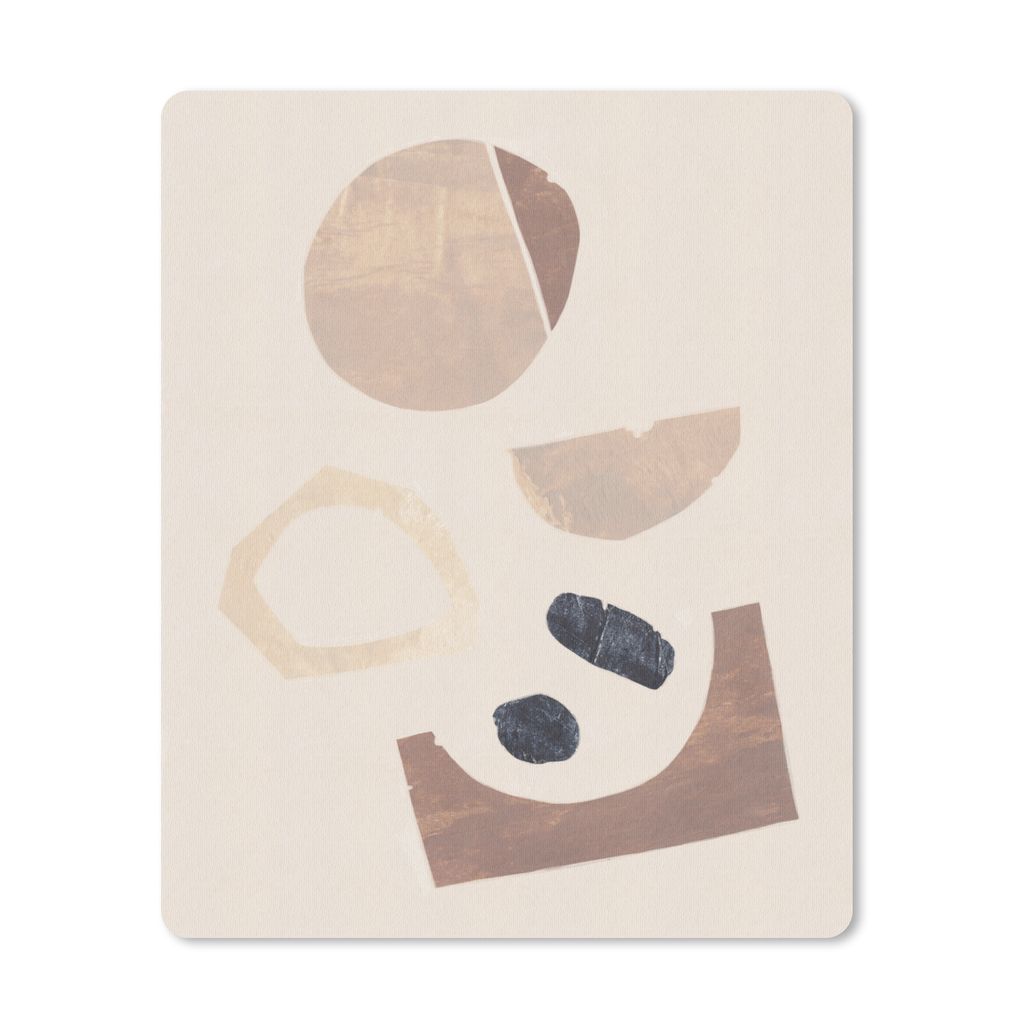 MuchoWow® Mauspad Mousepad Abstrakt - Formen - Pastell - Produktbild 