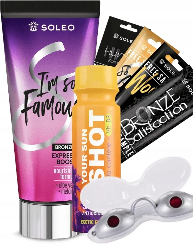Soleo I'm So Famous: Trasforma la tua Pelle in Oro Liquido (150ml)