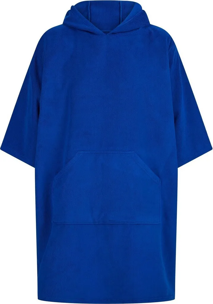 Poncho de Change Plage et Surf - Serviette à Capuche Adulte Bleu Roi