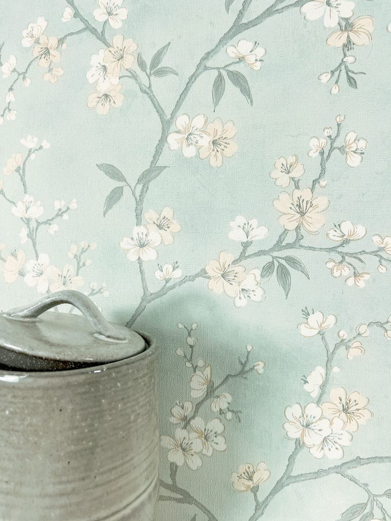 NEWROOM Tapete Hope 1 Blau Vliestapete - Floral Blumen Produktbild 