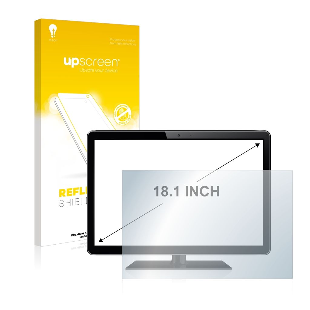 upscreen Schutzfolie für All-In-One PCs mit 46 cm (18.1 Zoll) Displays 359 x 287 mm Displayschutz Displayschutzfolie Folie Matt Entspiegelungsfolie