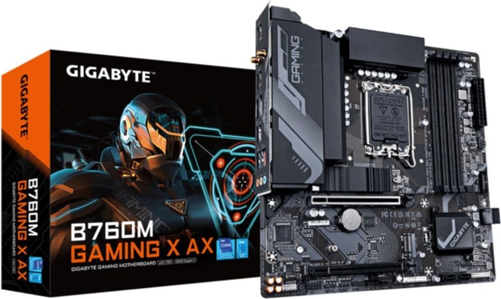 Gigabyte B760M Gaming X AX Intel B760 Express LGA 1700 Produktbild