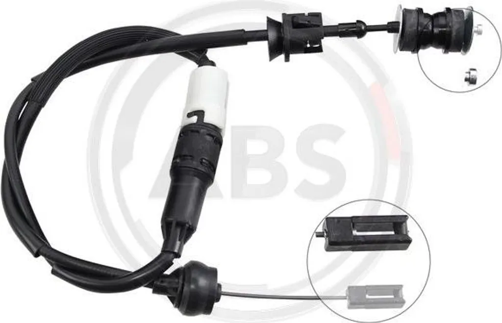 Câble de commande d'embrayage pour 406 - Qualité d'origine 2150W7
