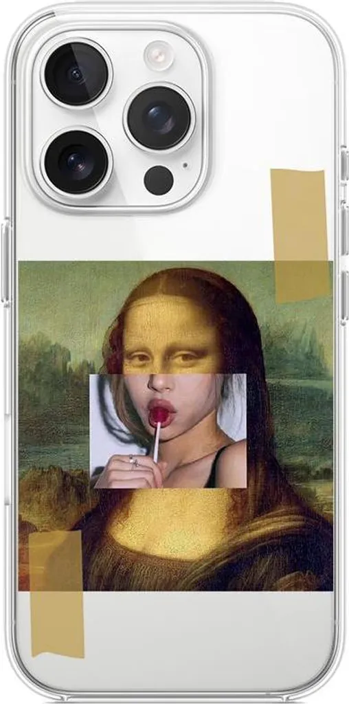 Custodia Trasparente iPhone 15 Pro Silicone Anti-Ingiallimento Gioconda