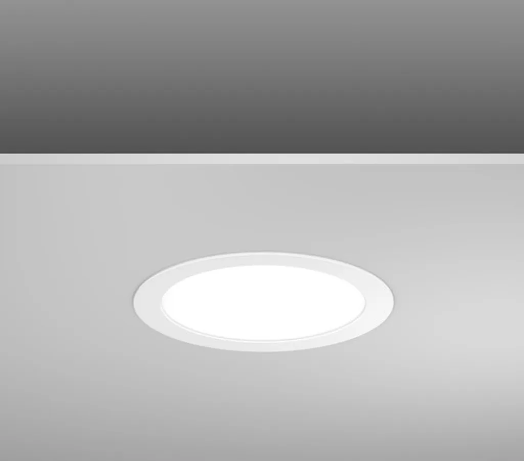 Éclairage LED bureau et salon 18W RZB ToledoFlat 1500lm blanc mat