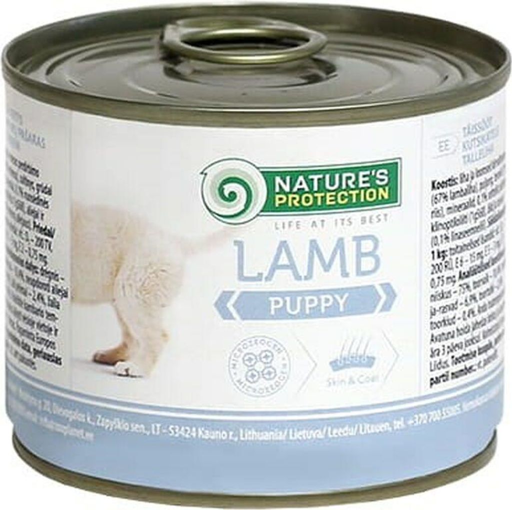Nature's Protection Puppy Jagnięcina 200g Hundefutter