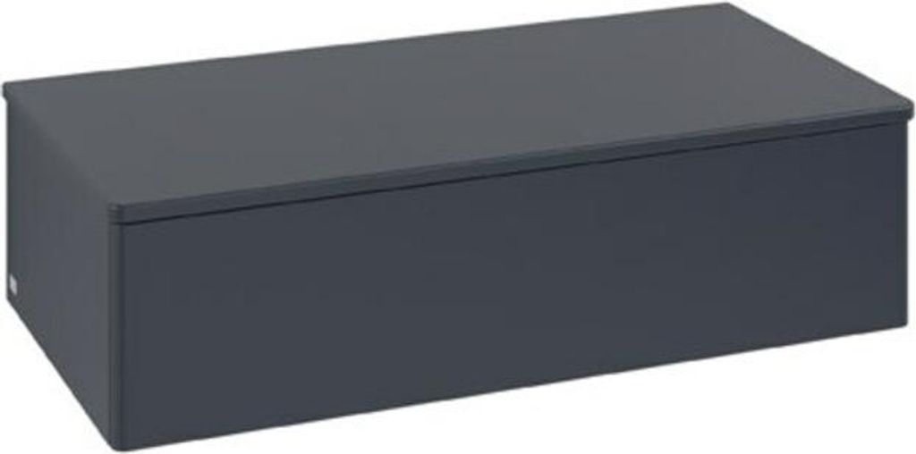 V&B Sideboard ohne Frontstruktur Antao 100x26,8x50cm, WBP w. wal, md bl. m Lac