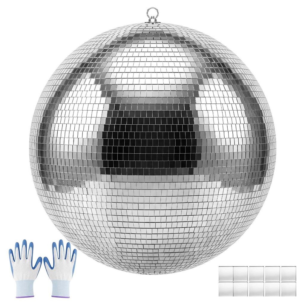 VEVOR Boule à facettes, boule disco, 500 mm, avec anneau de Image du produit 