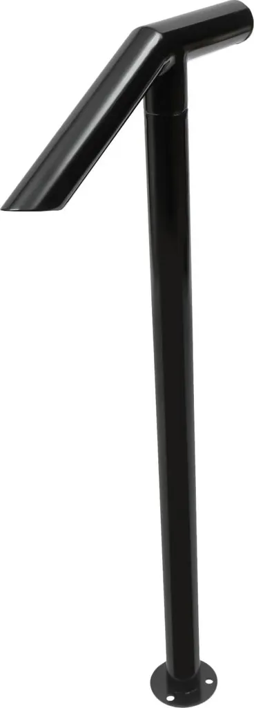 Main courante anti-chute pour escalier court - Fonte noire charge 100kg