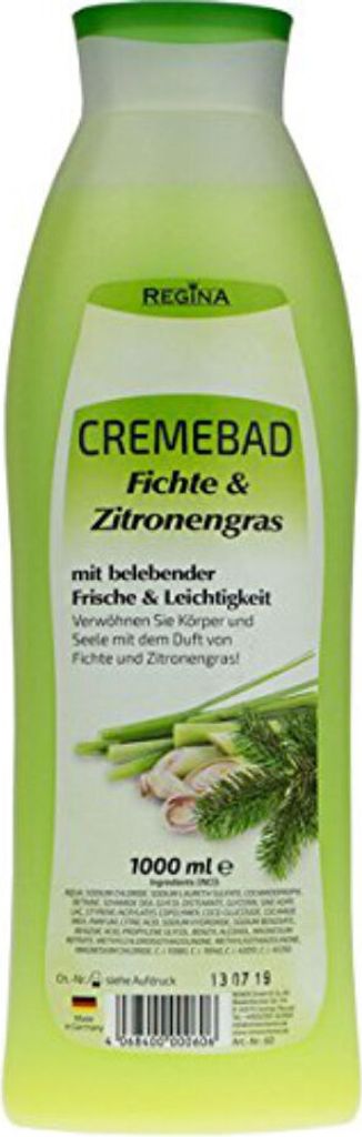 Regina Cremebad Fichte und Zitronengras frischer Duft Produktbild 