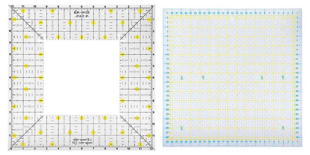 Kit de traçage patchwork pour couture créative et broderie tissu