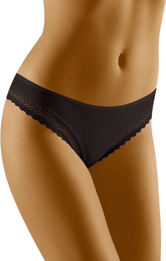 Wolbar Damen Slip WB191 , Schwarz, L