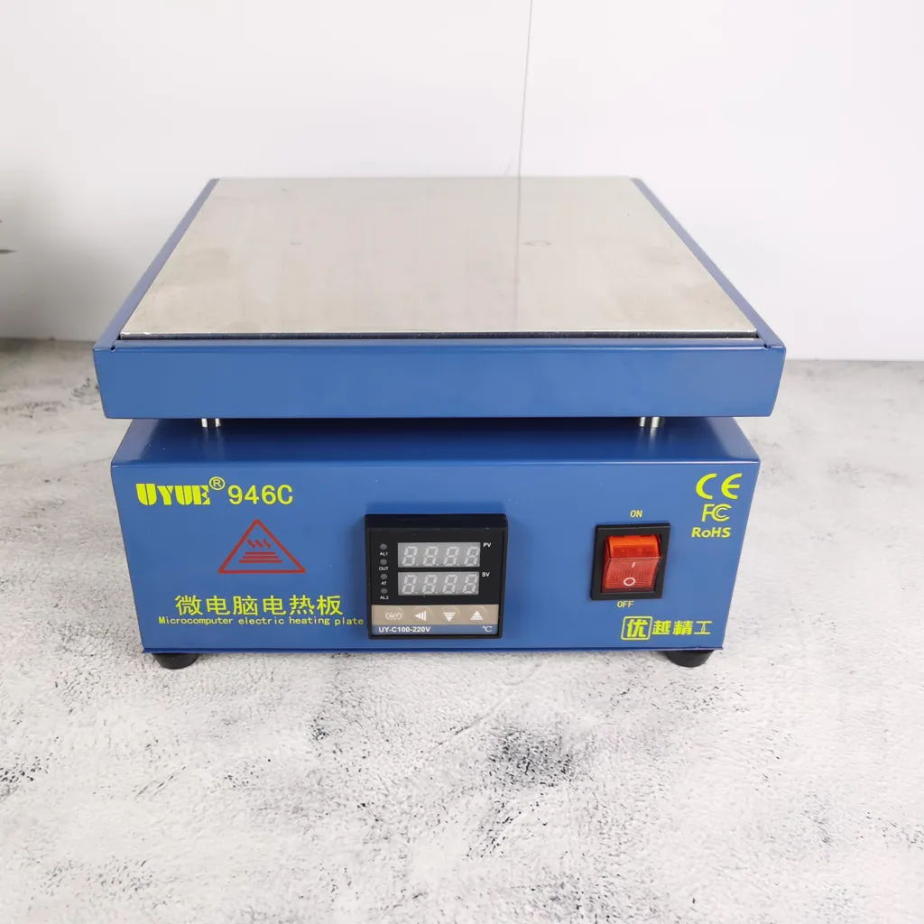 Station de préchauffage 800W à haute conductivité thermique 50-380°C