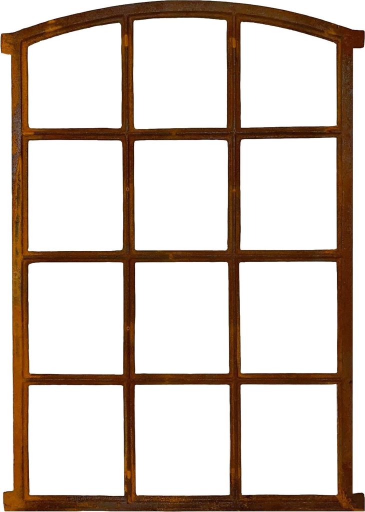 Eisenfenster Stallfenster Scheunenfenster Fenster Eisen 94cm Rost Antik-Stil