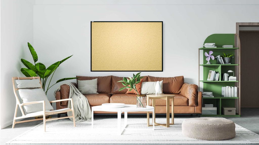 Korková nástěnka v černém dřevěném rámu 120x90 cm Obrázek produktu 11