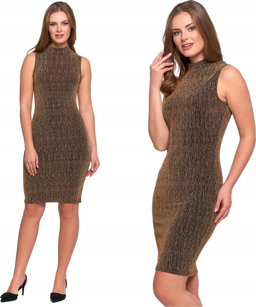 Glänzendes MIDI-Cocktailkleid für Frauen Elegantes MORAJ S