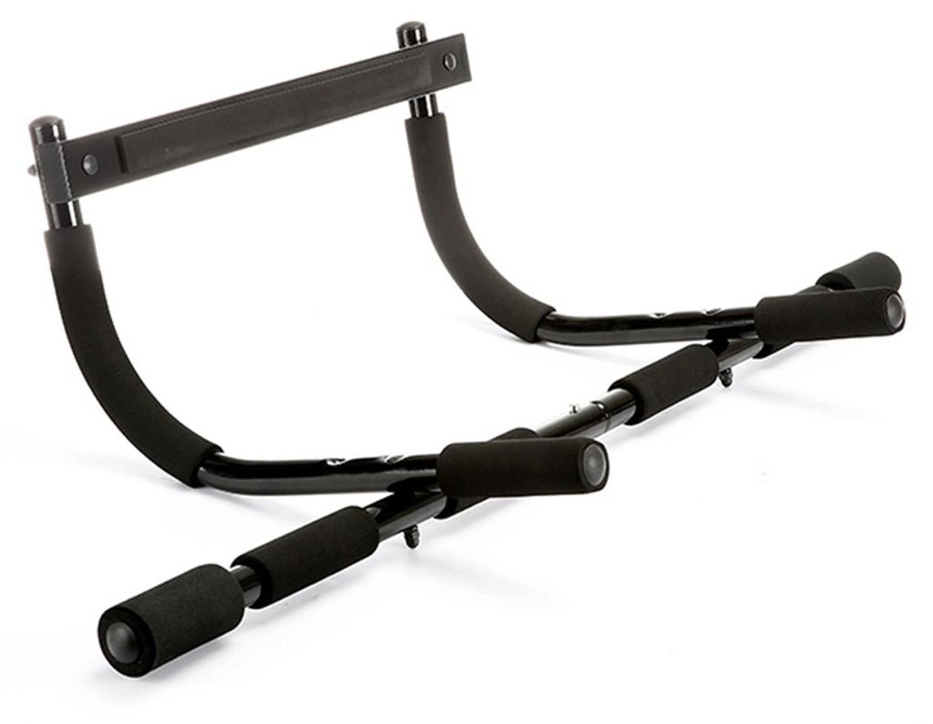Robuste Türreckstange mit verstellbarer Breite – ideal für Dips, Liegestütze und Krafttraining zu Hause. Perfekt für das Oberkörpertraining.