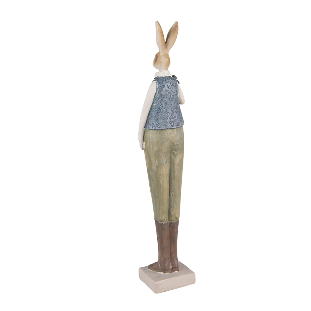 Statue Lapin Décorative Hauteur 36 cm pour Décoration d'Intérieur Chic