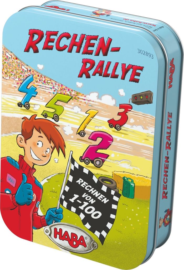 Haba 302893 Kinderspiel Rechen-Rallye Produktbild 