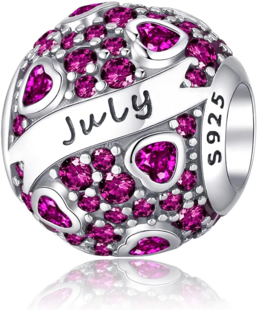 Ciondolo Luglio Symretie Argento 925 - Bead Compatibile Pandora Originale