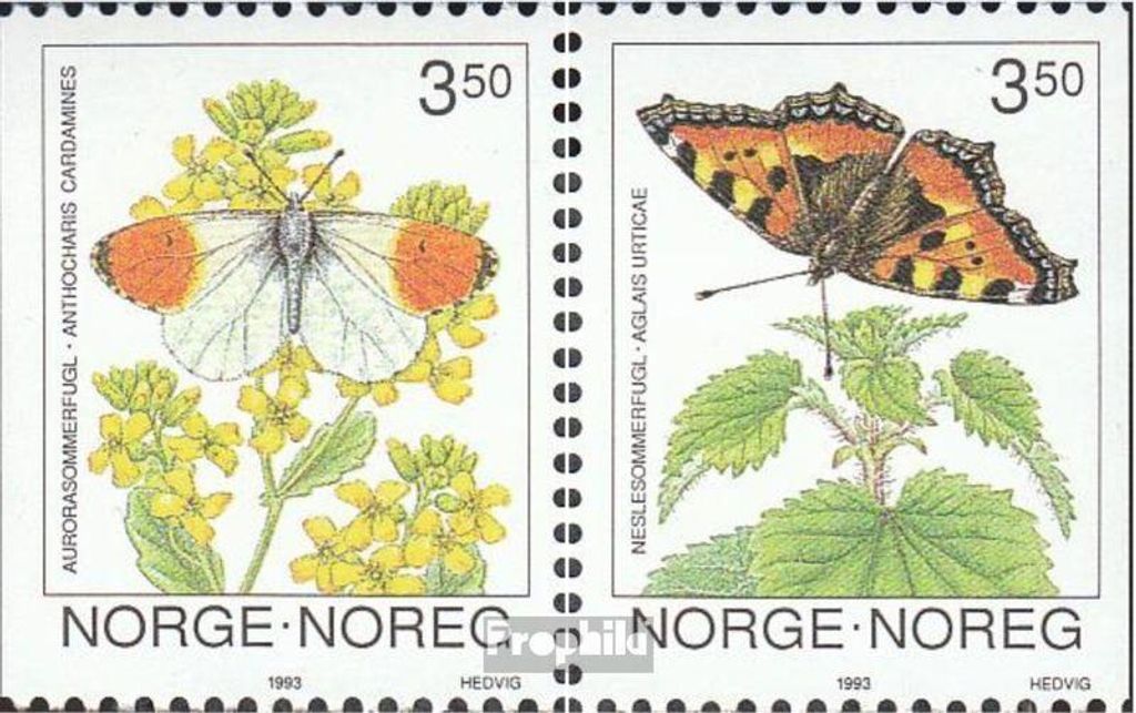 Briefmarken Norwegen 1993 Mi 1114-1115 (kompl.Ausg.) Produktbild 