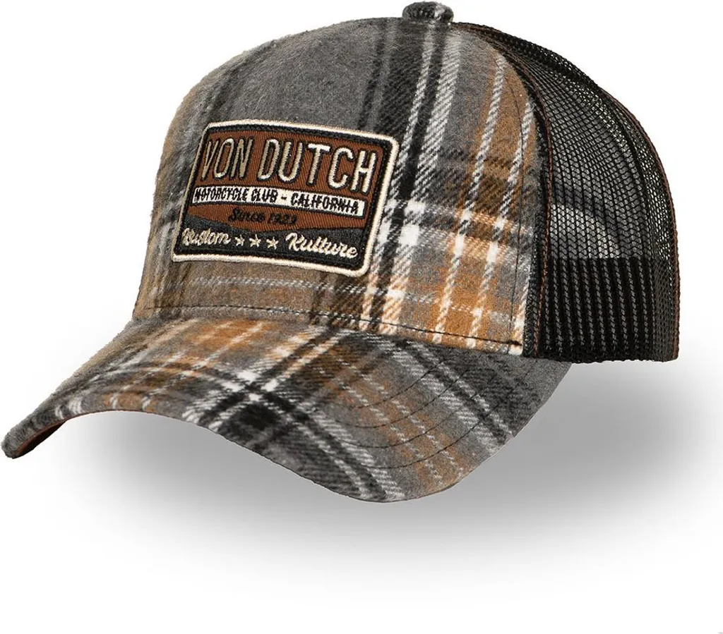 Casquette Von Dutch Grise Idéale pour le Sport et les Sorties Été