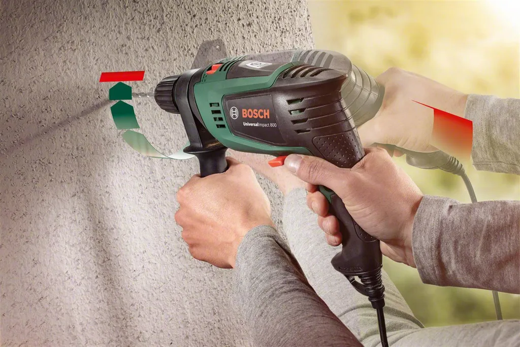 Perceuse à percussion Bosch filaire UniversalImpact 800 polyvalente - 3