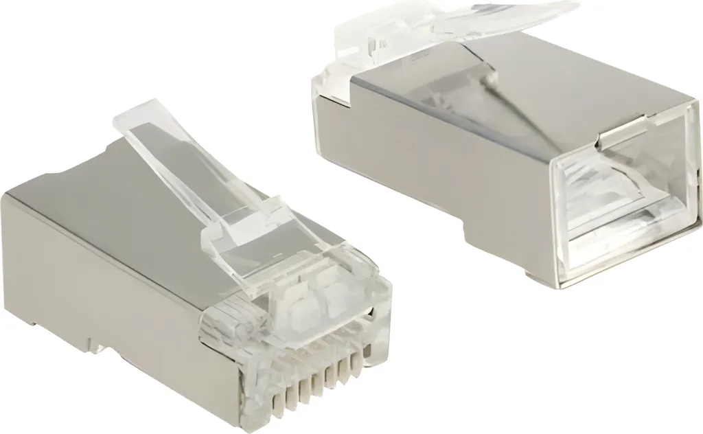 Connecteur RJ45 Cat6 avec Système Crimp&Cut pour Sertissage Rapide
