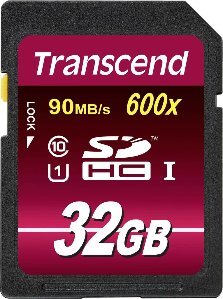 Transcend 32GB SDHC UHS-I: Velocità e Capacità per il Tuo Tempo Libero