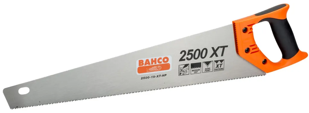 Scie à main pour charpente Bahco 475mm idéale pour coupes de bois dures