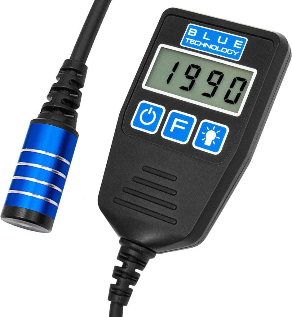 Lackdickenmessgerät MGR-13-S-A, für Stahl, Alu, max. 2000 μm, Blue Technology