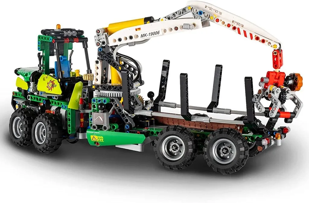 Mould King 19006 Machine Forestière Pneumatique RC Blocs de Construction