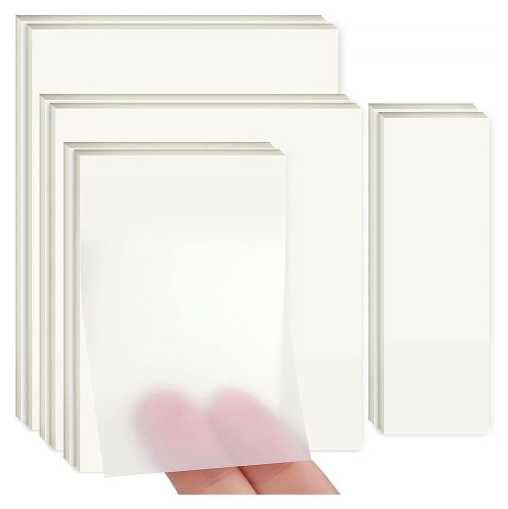 400 Blatt transparente Haftnotizen, für Schulbedarf, Produktbild 