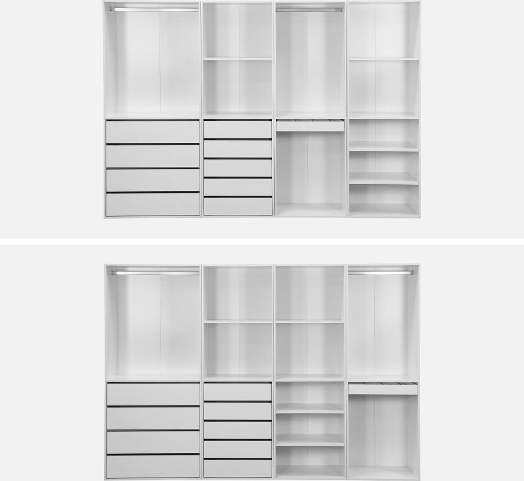 sweeek - Modulares Ankleide-Set mit 4 Elementen - Weiß Produktbild 8