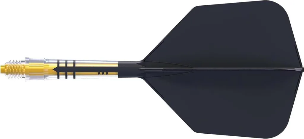Système de Tiges et Ailettes Intégrées en Carbone pour Fléchettes T3