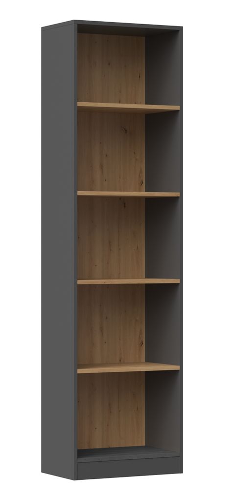 Regał R50 50x30x181 cm antracyt/artisan Zdjęcie produktu 