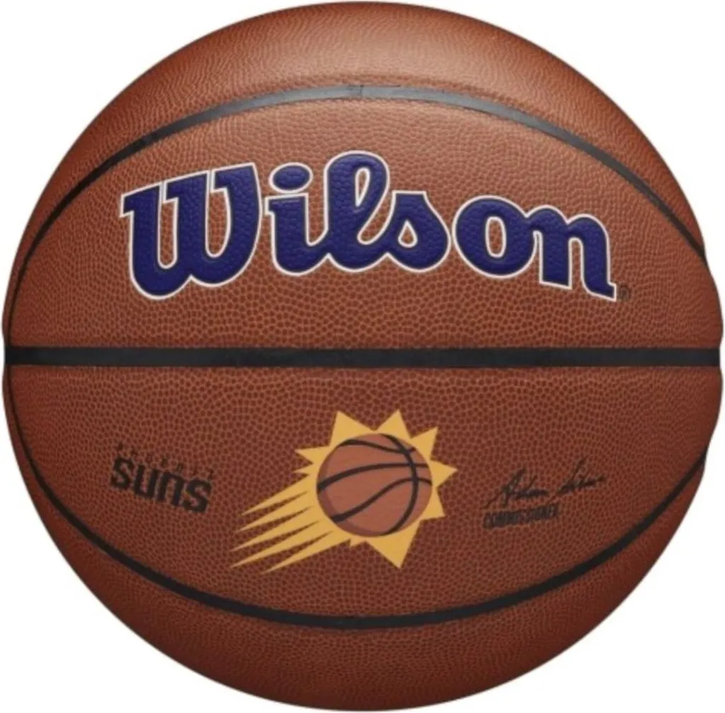 Ballon de Basket NBA Phoenix Suns Taille 7 Wilson pour Terrain Extérieur