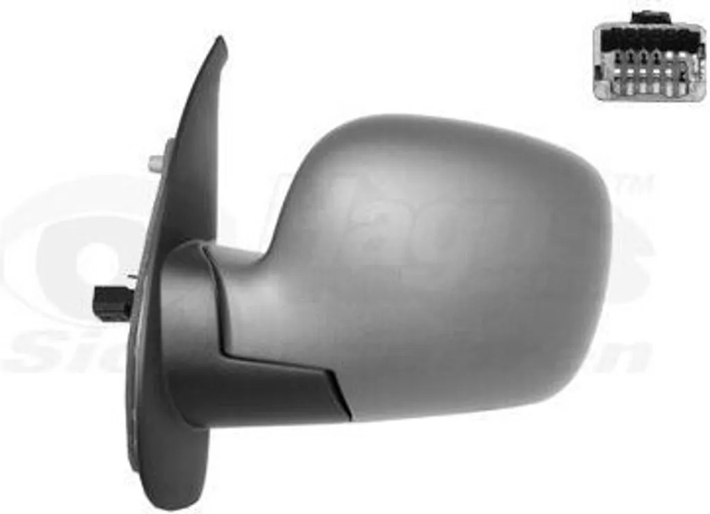 Rétroviseur gauche cassé ? Miroir convexe chauffant pour Kangoo 2