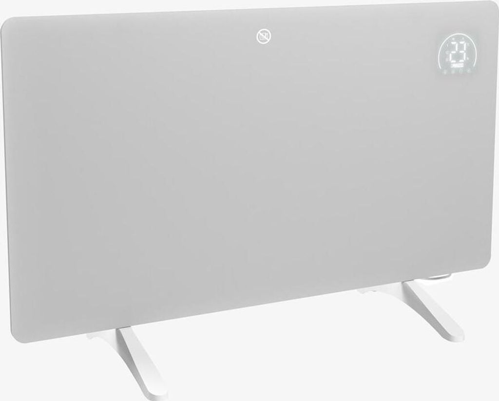 Princess 348485 Intelligente Infrarot-Glaspaneelheizung – Effiziente und energieeffiziente Infrarottechnologie – Smarte Steuerung möglich